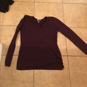 Purple sweater v neck